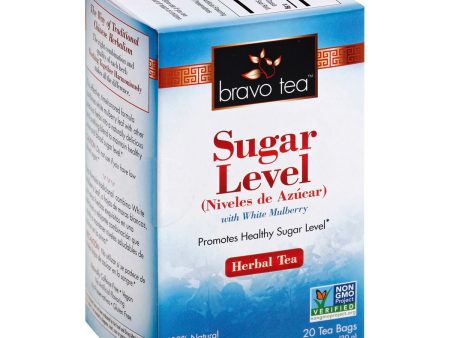 BRAVO TEAS - Sugar Level Herbal Tea - 20 Tea Bags (1.06 oz. 30 g) For Cheap