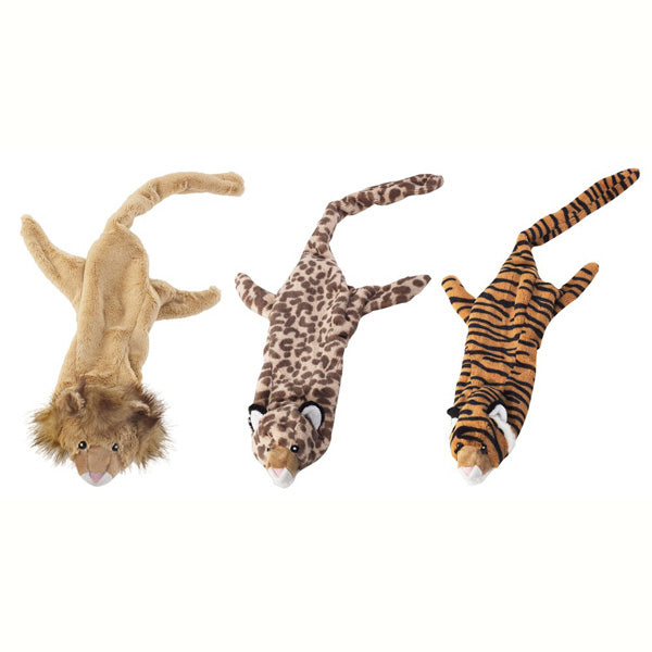 SKINNEEEZ - Plush Mini Jungle Cat Assorted Dog Toy - 14 Inch For Sale