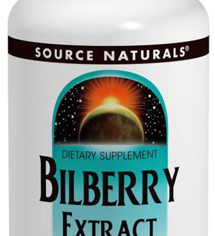 SOURCE NATURALS - Bilberry Extract 50 mg - 120 Tablets Sale