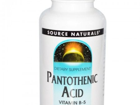 SOURCE NATURALS - Pantothenic Acid 250 mg - 250 Tablets Sale