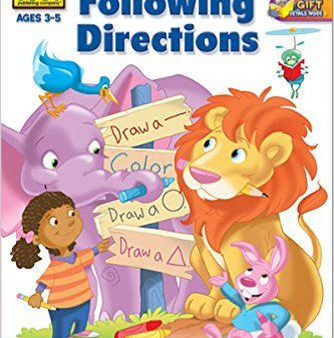 SCHOOL ZONE - Following Directions Workbook - 32 Pages For Discount