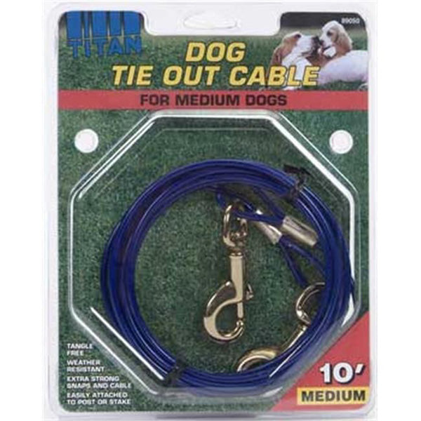 COASTAL - Heavy Cable Dog Tie Out - 20 Feet Supply