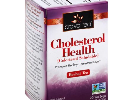 BRAVO TEAS - Cholesterol Health Herbal Tea - 20 Tea Bags (1.06 oz. 30 g) Cheap