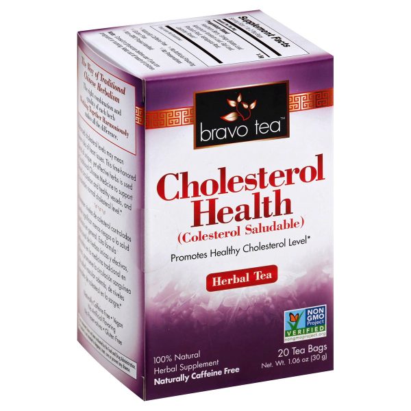 BRAVO TEAS - Cholesterol Health Herbal Tea - 20 Tea Bags (1.06 oz. 30 g) Cheap